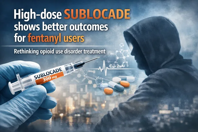 Indivior’s SUBLOCADE shows stronger outcomes in high-frequency fentanyl users: What this changes for opioid use disorder treatment in 2026