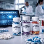 Representative image of PARP inhibitor research and formulation. Relevant to our feature on how drugs like Rubraca, Lynparza, and others are reshaping prostate cancer treatment after setbacks in ovarian cancer.