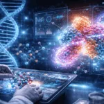 Representative image depicting advanced drug discovery targeting transcription factors and protein–protein interactions, aligned with the article exploring how AI and structural chemistry platforms like those from PRISM BioLab and Talus Bioscience are redefining intracellular drug development.