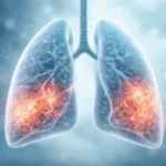 Representative image illustrating lung tissue affected by progressive pulmonary fibrosis, reflecting the disease focus behind the United States Food and Drug Administration approval of Jascayd (nerandomilast) and the expanding treatment landscape for fibrosing interstitial lung disease.