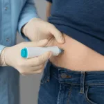 Representative image of subcutaneous injection for hemophilia management, highlighting the type of delivery used in anti-TFPI therapies like HYMPAVZI that may redefine care for patients with inhibitors.