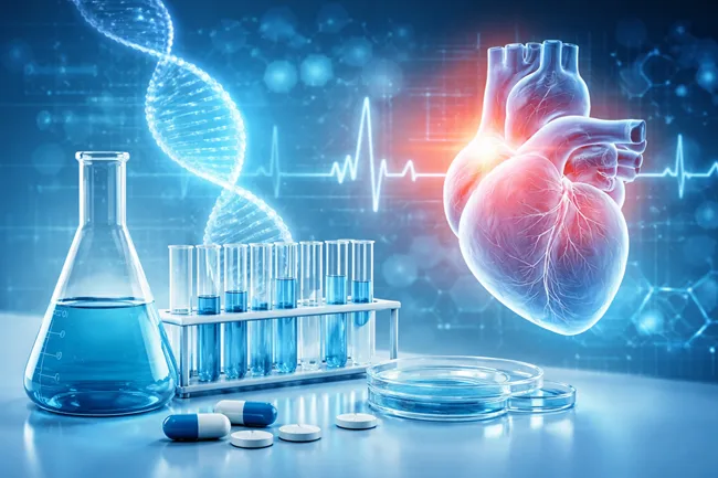 Representative image: Preclinical cardiovascular research and lab-based epigenetic drug development, relevant to CS014's antithrombotic profile without bleeding risk