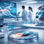 Representative image. A laboratory research setting illustrating early-stage genome‑editing development, reflecting the FDA clearance allowing GenEditBio to begin its first clinical trial of GEB‑101 for TGFBI corneal dystrophy.