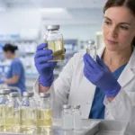 Representative image of sterile injectable medicine vials being reviewed in a hospital pharmacy setting, reflecting how Apotex’s generic Infuvite Pediatric Injection approval could expand access to pediatric parenteral nutrition and complex generic injectables in the United States.