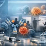 Representative image of bispecific antibody drug conjugate research as NEOK Bio highlights NEOK001 and NEOK002 at AACR 2026, drawing attention to the next wave of solid tumor ADC development.