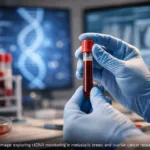 Representative image of blood-based ctDNA testing and molecular residual disease monitoring, reflecting the AACR 2026 focus on SAGA Diagnostics’ Pathlight platform in metastatic breast cancer and ovarian cancer.