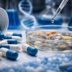 Representative image of microbiome therapeutics research as Vedanta Biosciences advances VE303 in Phase 3 for recurrent Clostridioides difficile infection, highlighting the growing stakes in standardized live biotherapeutic development.