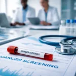 Representative image of a blood-based multi-cancer early detection screening concept, illustrating the Junction and GRAIL collaboration to scale access to the Galleri test across digital health and clinical platforms.