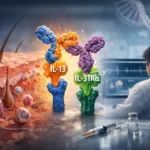 Representative image of an atopic dermatitis drug development concept, illustrating how Zai Lab’s ZL-1503 is being positioned to target itch and inflammation pathways in early-stage immunology research.