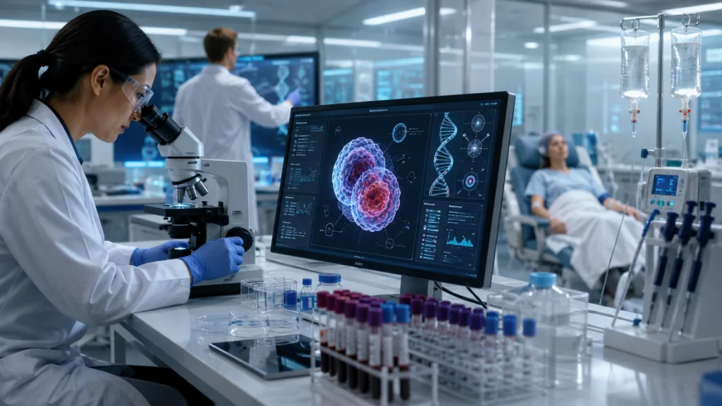 Representative image: Ensoma’s EN-374 clinical safety data highlight the growing promise of in vivo hematopoietic stem cell engineering for X-linked chronic granulomatous disease, as gene therapy developers test whether one-time treatments can move beyond complex ex vivo manufacturing and into scalable clinical use.