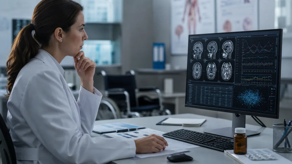 Representative image: Corcept Therapeutics’ dazucorilant survival signal in amyotrophic lateral sclerosis highlights how ALS clinical trials are shifting attention from short-term functional scores to longer-term survival outcomes.