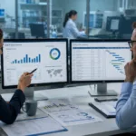 Representative image of clinical research teams reviewing trial performance data as ICON plc’s restatement raises wider questions over CRO trust and pharma outsourcing risk.