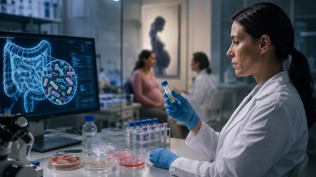Representative image: Kanvas Biosciences’ Gates Foundation-backed microbiome therapy program highlights how synthetic live biotherapeutics could target maternal environmental enteric dysfunction, a gut disorder linked to undernutrition, low birthweight and newborn health risks in Southern Asia and Sub-Saharan Africa.