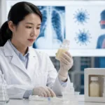 Representative image of pharmaceutical manufacturing and respiratory medicine research. Lupin Limited’s China approval for oseltamivir phosphate oral suspension highlights the continuing role of paediatric-friendly antiviral formulations in influenza treatment access.
