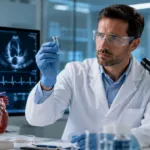 Representative image of cardiovascular drug research and RNA-based therapeutic development. Ribo’s RBD1119 Phase 2 filing highlights growing interest in siRNA antithrombotic strategies for coronary artery disease.