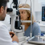 Representative image showing retinal eye care and injectable ophthalmology treatment as Samsung Bioepis expands Europe’s aflibercept biosimilar market with the launch of OPUVIZ for major retinal diseases.