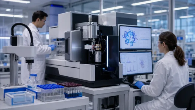 Representative image of an advanced mass spectrometry laboratory, highlighting how Thermo Fisher Scientific’s next-generation Orbitrap innovations at ASMS 2026 could support faster drug discovery, deeper proteomics research and the development of new therapies.