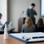 Representative image: Vistagen’s fasedienol Phase 3 trial highlights the growing search for rapid, as-needed nasal spray treatments for social anxiety disorder, especially in high-pressure public speaking and performance settings.