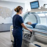 Representative image of a medical-grade hyperbaric oxygen therapy chamber in a clinical setting, reflecting MD Hyperbaric’s expansion into Texas, Nevada and New York as demand grows for HBOT, recovery medicine and outpatient healing services.