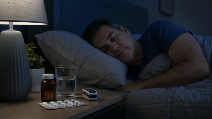 Representative image of a sleep medicine setting as Apnimed’s AD109 oral therapy advances debate over obstructive sleep apnea treatment, Phase 3 data, and potential FDA review. Apnimed advances oral OSA therapy case as AD109 heads toward FDA decision window