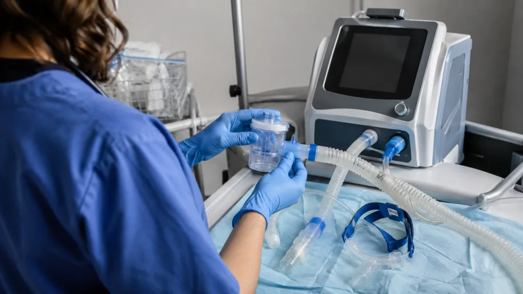 Representative image of respiratory therapy equipment as Baxter’s Volara System alert puts home respiratory care safety, nebulized medication delivery, and FDA device scrutiny under sharper focus.