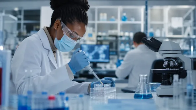 Representative image: Laboratory research on macrophage-targeted therapies highlights 101 Therapeutics’ push for independent review of 101-PGC-005 in Bundibugyo Ebola disease.