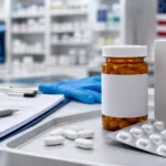 Representative image of generic oncology tablets in a clinical pharmacy setting, illustrating Dr. Reddy’s Laboratories’ Bosutinib 400mg launch in the United States and its potential impact on chronic myelogenous leukemia drug access.