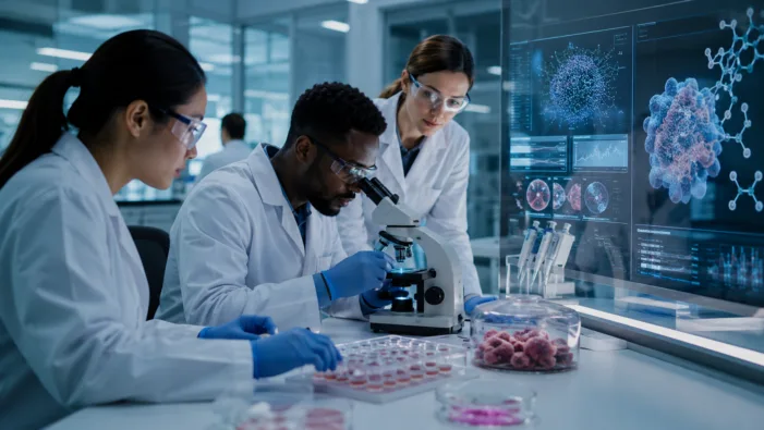 Representative image: Scientists use human cell models, organoid research and artificial intelligence tools as the Greenstone Biosciences and Intel collaboration seeks to scale human-centric drug discovery and improve early drug safety prediction. Greenstone Biosciences and Intel chase faster drug discovery as regulators back human-relevant models