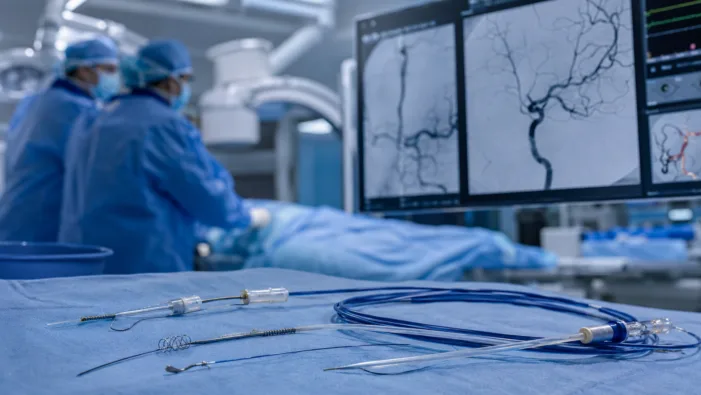 Representative image of a neurovascular intervention setting, highlighting how Medtronic’s Scientia Vascular acquisition could strengthen access technology for stroke and aneurysm care. Why Medtronic’s Scientia Vascular acquisition matters for stroke device workflows