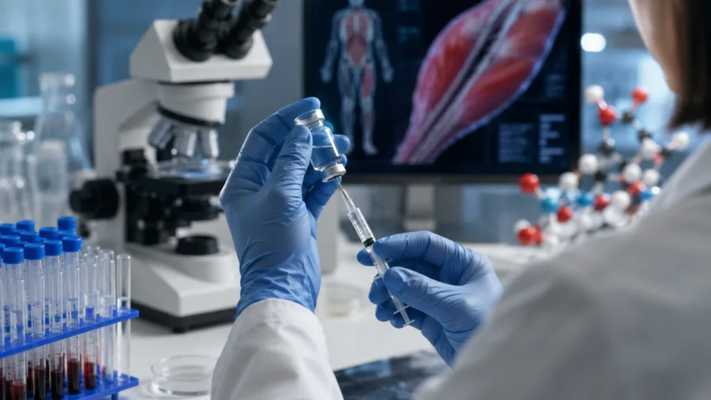 Representative image: Laboratory research into EXG-7001 highlights Nippon Shinyaku and Elixirgen Therapeutics’ effort to develop a full-length dystrophin mRNA therapy for Duchenne muscular dystrophy.
