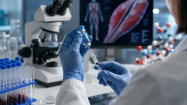 Representative image: Laboratory research into EXG-7001 highlights Nippon Shinyaku and Elixirgen Therapeutics’ effort to develop a full-length dystrophin mRNA therapy for Duchenne muscular dystrophy.