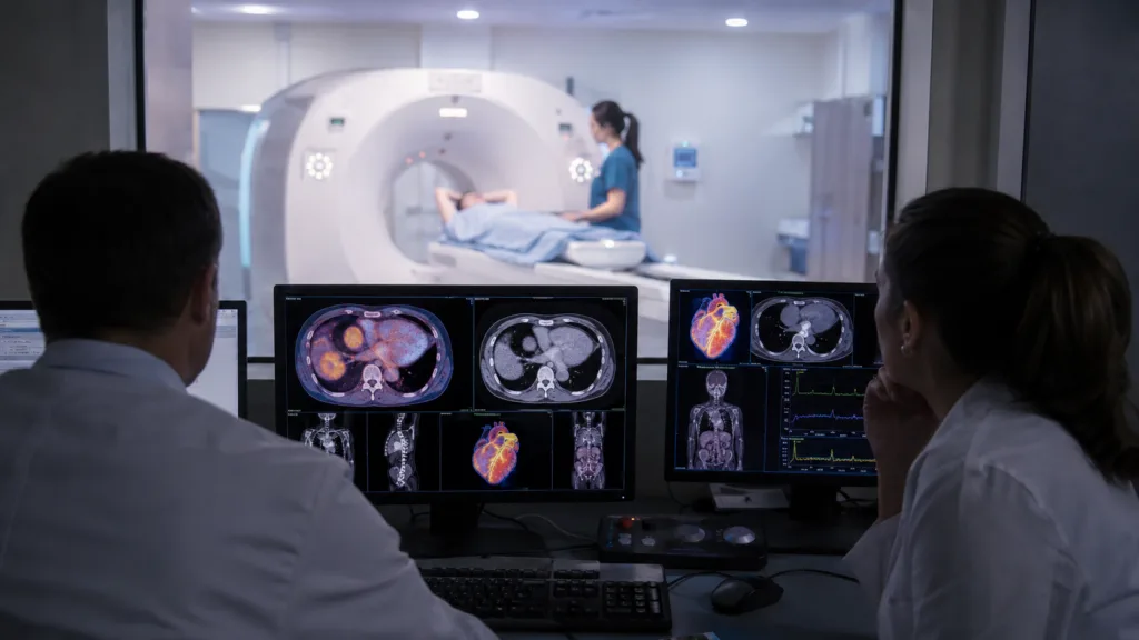 Representative image: A PET/CT imaging suite illustrates how Pentixapharm’s [68Ga]Ga-PentixaFor Phase 3 PANDA study could reshape primary aldosteronism diagnostics and cardiovascular precision medicine.