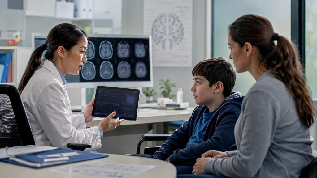 Representative image of a rare disease neurology consultation, illustrating how Sanofi’s venglustat FDA priority review could change treatment options for type 3 Gaucher disease.
