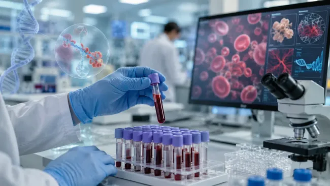 Representative image: Laboratory research into blood-clotting disorders highlights Star Therapeutics’ VGA039 programme as complete Phase 1/2 von Willebrand disease data head to ISTH 2026.