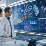 Representative image showing AI-driven oncology research and cancer data analysis, reflecting Tempus AI’s Lens expansion into agentic AI tools for precision medicine and biopharma drug development.