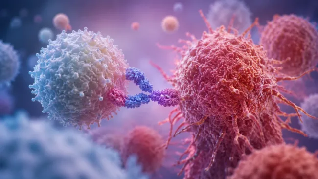 Representative image: Voro Therapeutics and Alloy Therapeutics are advancing masked T-cell engager research aimed at improving tumor-selective cancer immunotherapy.