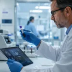 Representative image of a clinical diagnostics laboratory, illustrating how Zepto Life Technology’s FungiFlex Mold Panel could bring liquid biopsy testing into faster diagnosis of invasive mold infections.