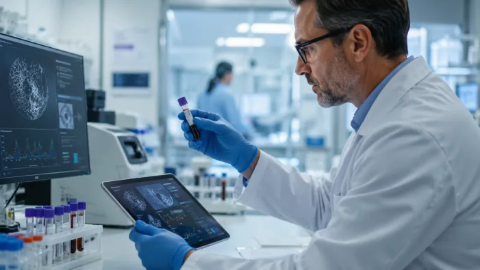 Representative image of a clinical diagnostics laboratory, illustrating how Zepto Life Technology’s FungiFlex Mold Panel could bring liquid biopsy testing into faster diagnosis of invasive mold infections. Why Zepto Life Technology’s FDA breakthrough status matters for infectious disease diagnostics