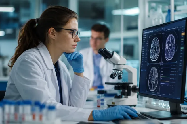 Representative image of neuroscience and gene therapy research, reflecting Taysha Gene Therapies’ TSHA-102 Rett syndrome update and the race to develop disease-modifying treatments for rare neurodevelopmental disorders.