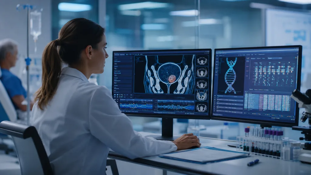 Lantern Pharma is advancing zirdafulven into a European Phase 1b/2 trial evaluating the investigational therapy in biomarker-selected patients with advanced bladder cancer. Representative image.