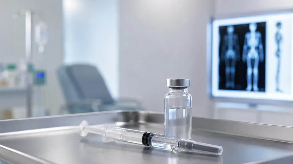 Accord BioPharma’s U.S. launch of Osvyrti and Jubereq brings two interchangeable denosumab biosimilars into the increasingly competitive osteoporosis and oncology-support market. Representative image.