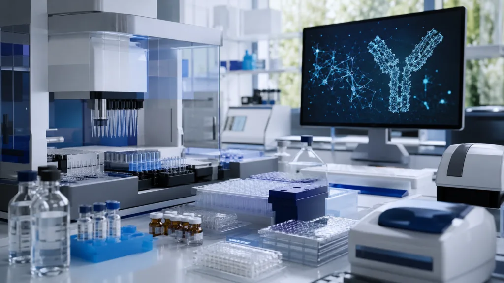 Representative image: Alchemab Therapeutics’ £25 million funding supports AI-enabled antibody discovery, Resiliome expansion and new clinical programs.