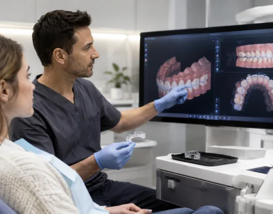 Align Technology’s latest Invisalign digital platform innovations connect AI-assisted diagnostics, 3D treatment planning and patient engagement across modern dental workflows. Representative image.