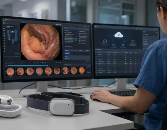 AnX Robotica’s NaviCONNECT cloud platform is designed to connect NaviCam capsule endoscopy studies, AI-assisted image review and multi-site clinical workflows. Representative image.
