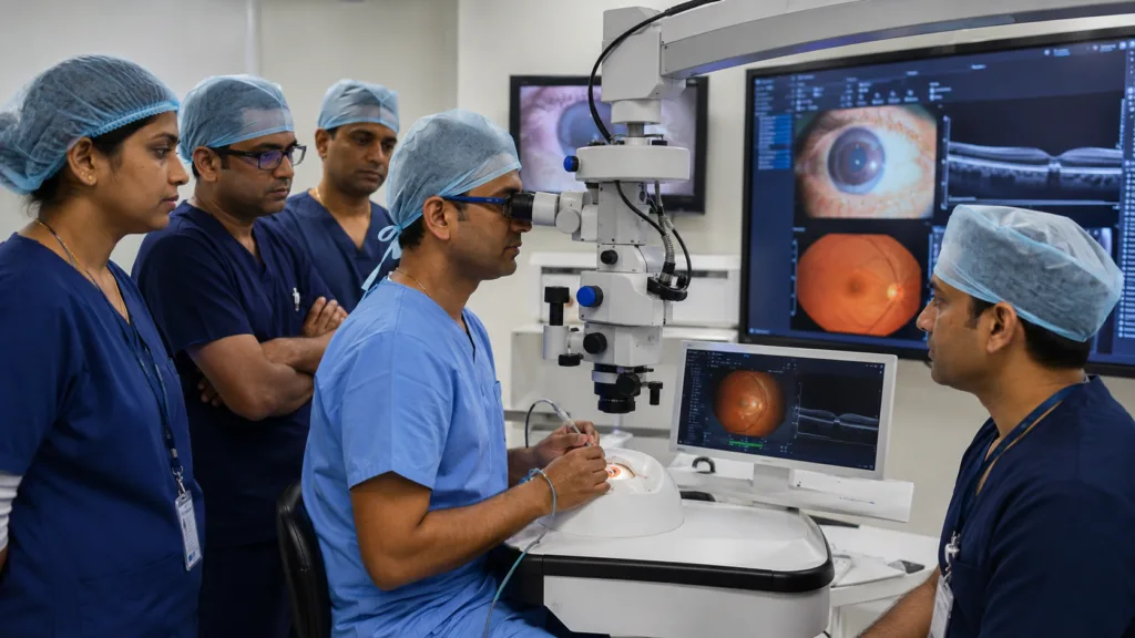 Aravind Eye Care System and Alcon’s new Coimbatore retina training centre is designed to strengthen vitreoretinal surgical skills and expand access to specialist eye care worldwide. Representative image.