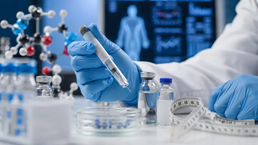 Laboratory research into next-generation obesity treatments highlights Ascletis Pharma Inc.’s preclinical ASC37 triple peptide agonist, which produced greater weight loss than tirzepatide in a diet-induced obese mouse study. Representative image.