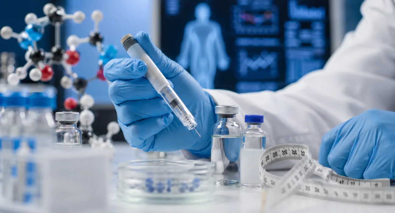 Laboratory research into next-generation obesity treatments highlights Ascletis Pharma Inc.’s preclinical ASC37 triple peptide agonist, which produced greater weight loss than tirzepatide in a diet-induced obese mouse study. Representative image.