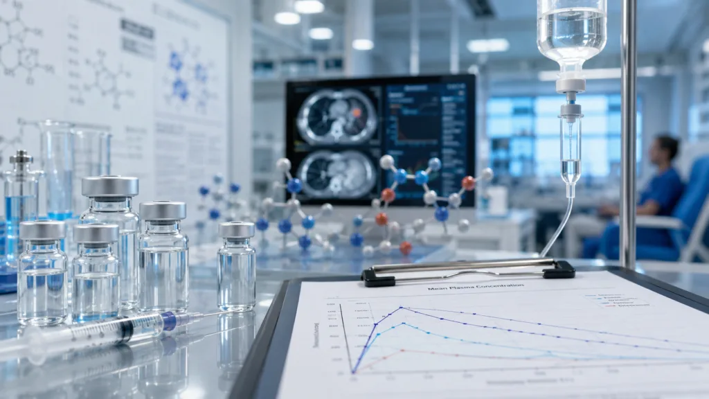 Avacta’s upcoming AVA6103 clinical data will test whether its sustained-release exatecan therapy can concentrate cancer treatment inside tumours while limiting systemic exposure. Representative image.
