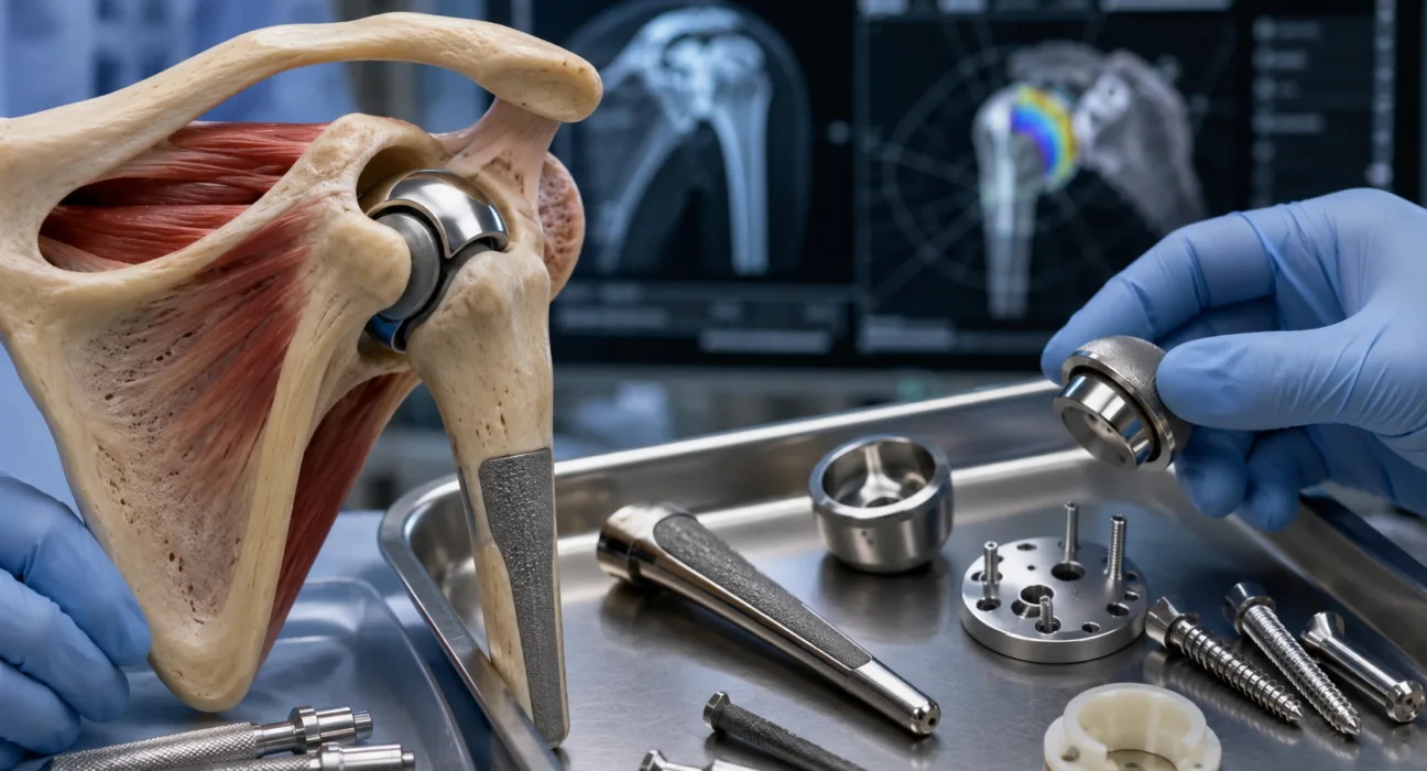 Advita Ortho’s acquisition of Bauer Innovations patent applications could support the development of new glenoid baseplates for complex revision shoulder arthroplasty involving severe bone loss. Representative image.