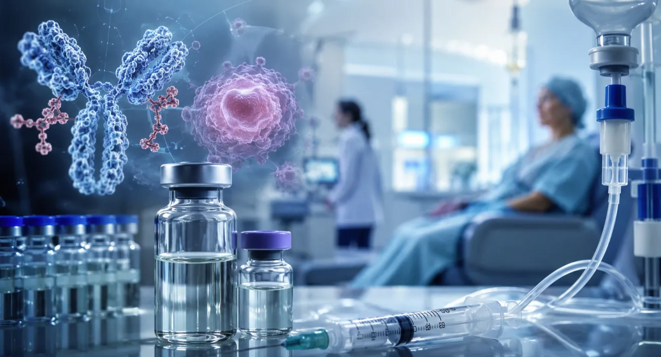 Bio-Thera Solutions has begun Phase 1 testing of BAT8013, an investigational CD25-targeting antibody-drug conjugate being evaluated in patients with advanced solid tumors. Representative image.